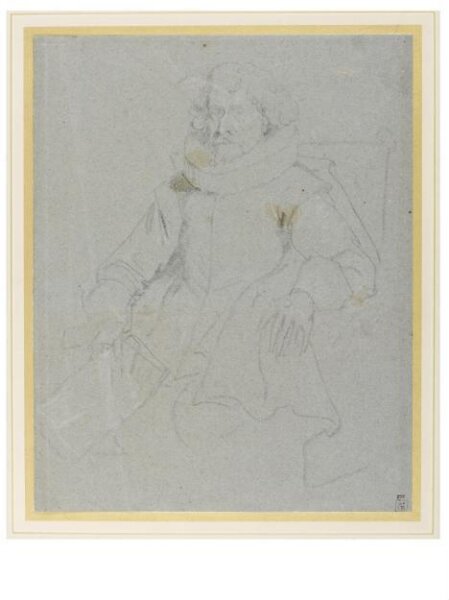 Anthony van Dyck, An Elderly Man Seated in a Chair