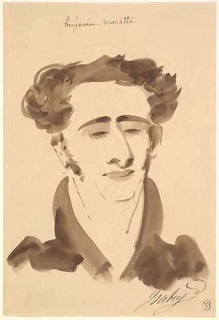 Jean-Baptiste Isabey, Portrait of Benjamin Mocatta (1802–1865)