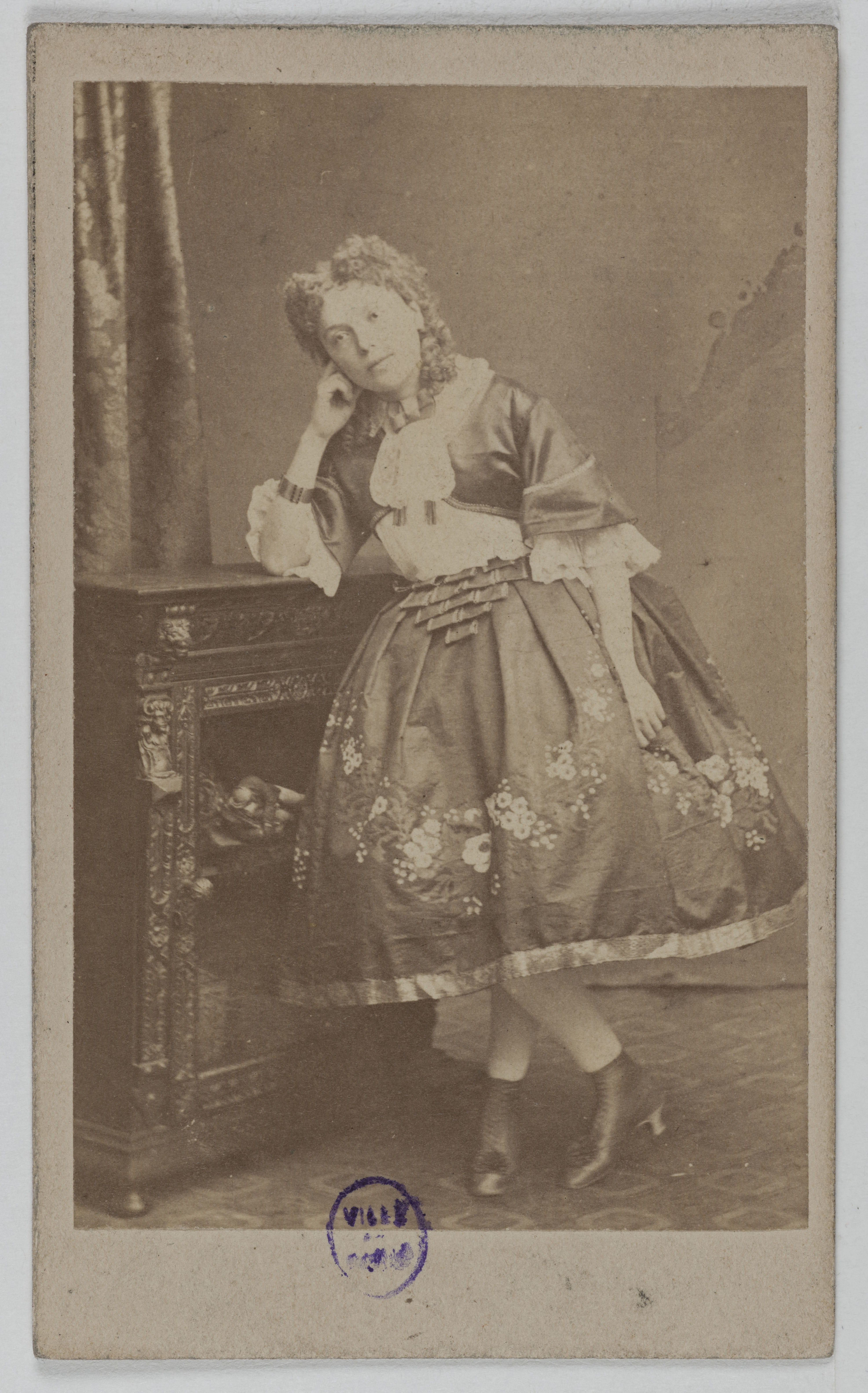 Anonyme, Portrait de Marie Leroux, (actrice)