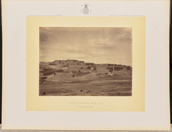 Timothy H. O'Sullivan, Indian Pueblo, Zuni, N.M. View from the South