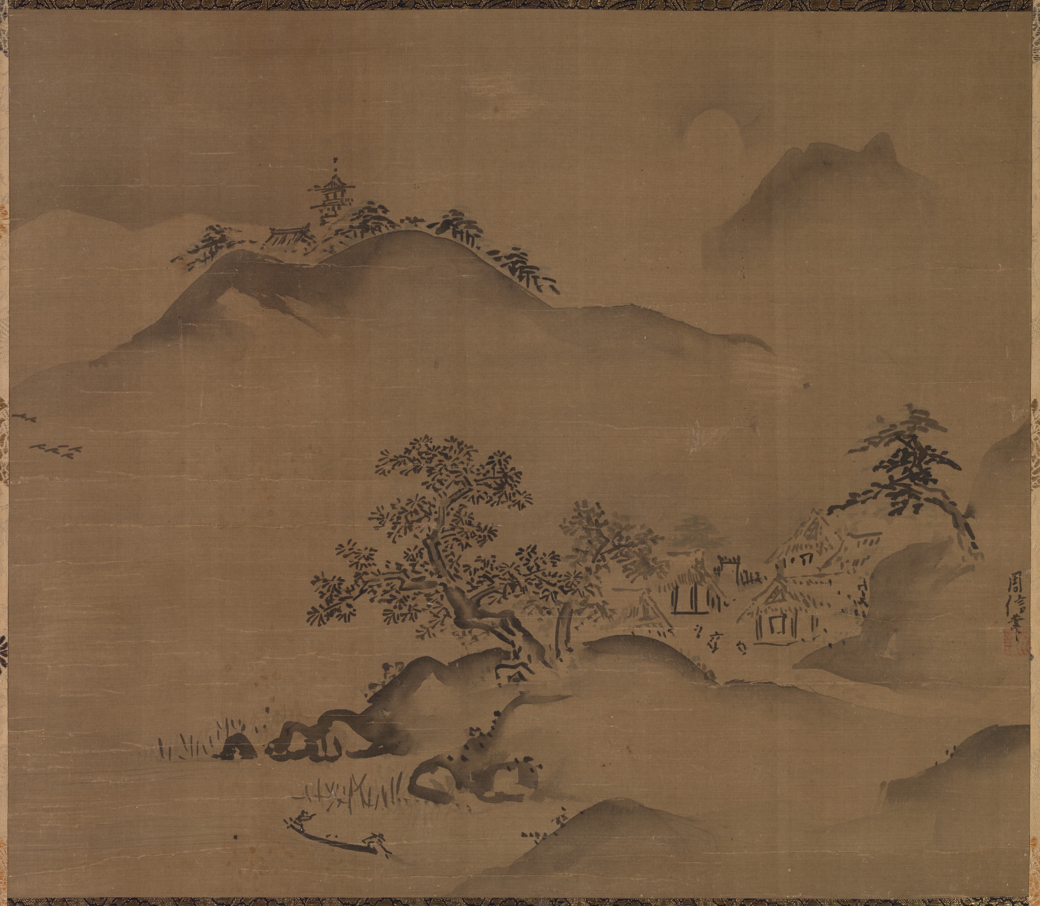 Kano Chikanobu, Chinese Landscape