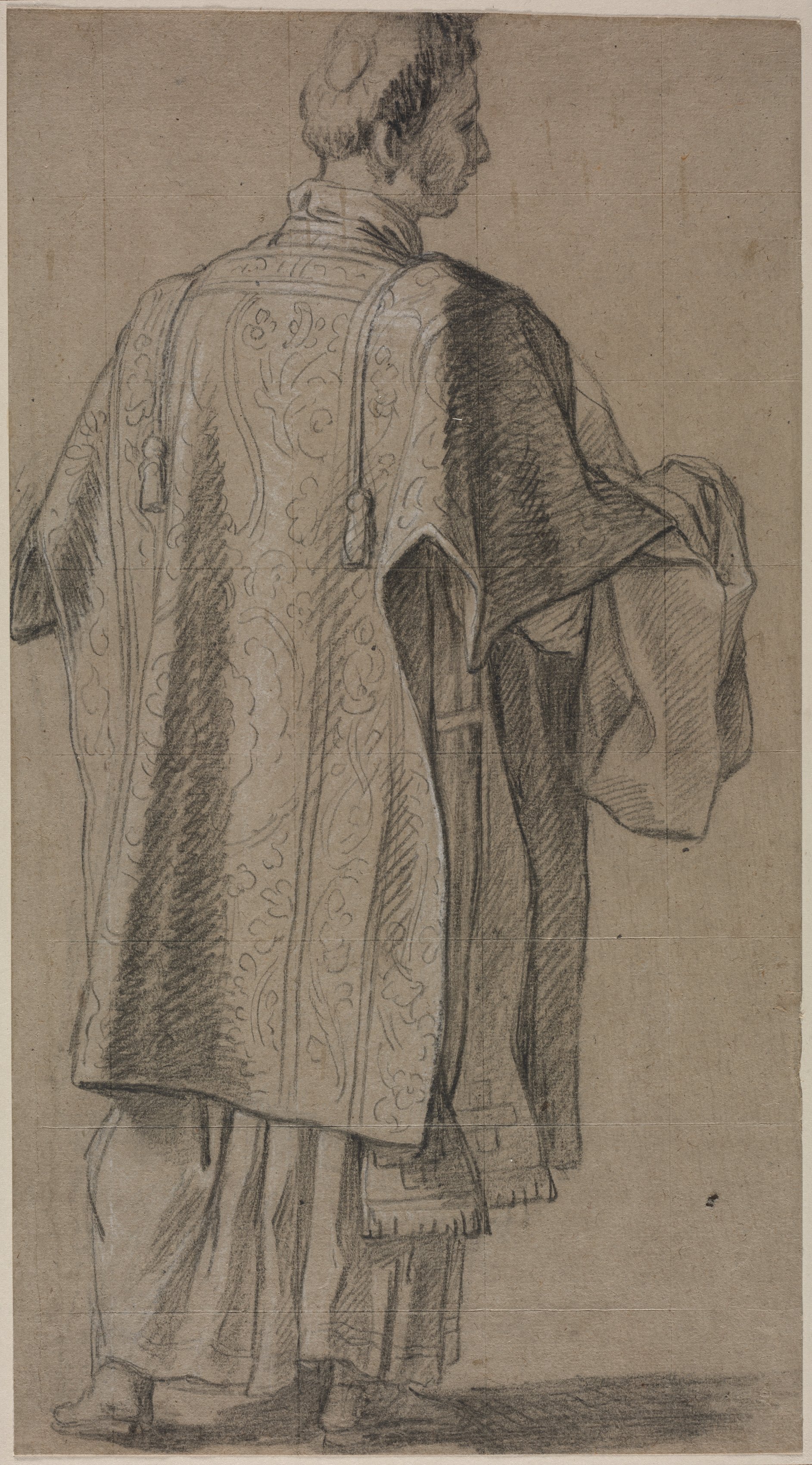 Anonymous, Ecclesiastic Seen from Behind