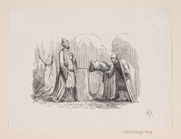 H.P. Hansen, Illustration til "Nattergalen" i H.C. Andersen, "Eventyr og Historier", Bind 1