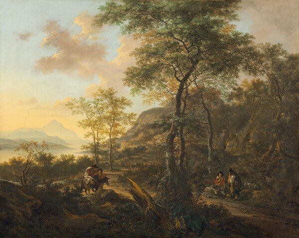 Jan Both, An Italianate Evening Landscape