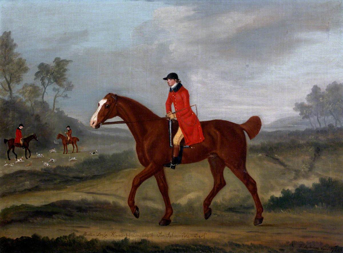 Francis Sartorius, 'Bull-Dog', a Chestnut Horse at the Hunt