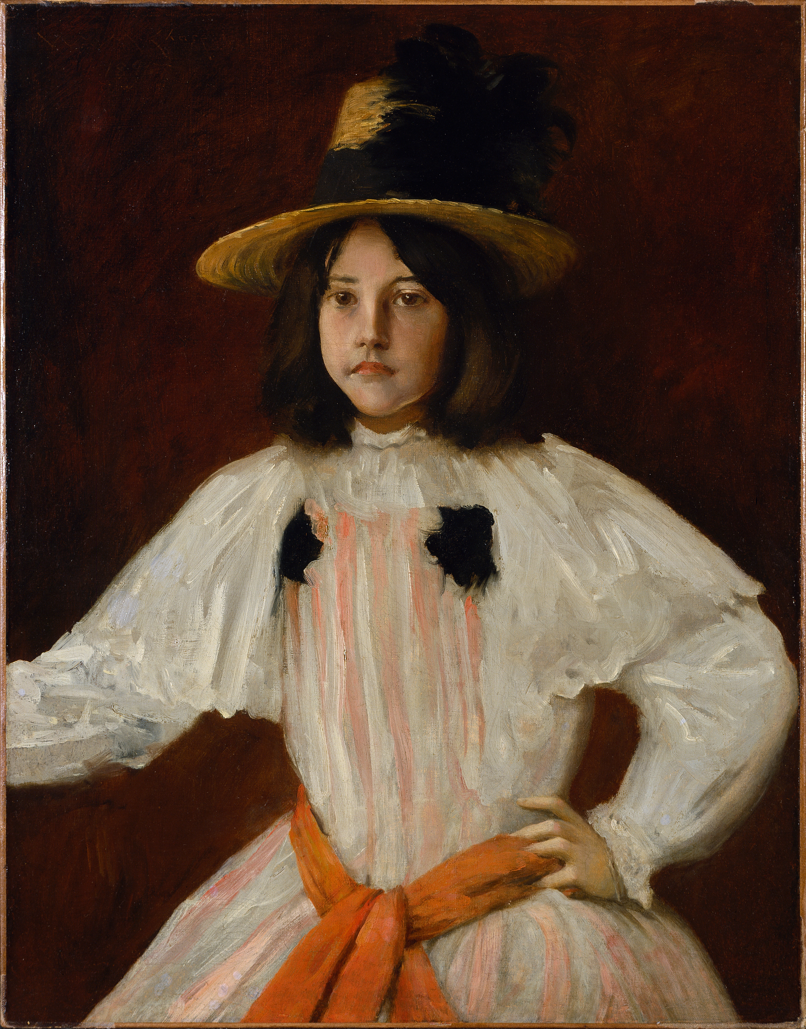William Merritt Chase, Portrait of Artist's Daughter