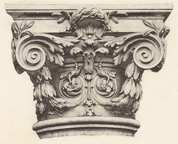 Édouard Baldus, Nouveau Louvre (Escalier du Pavillon Mollien)