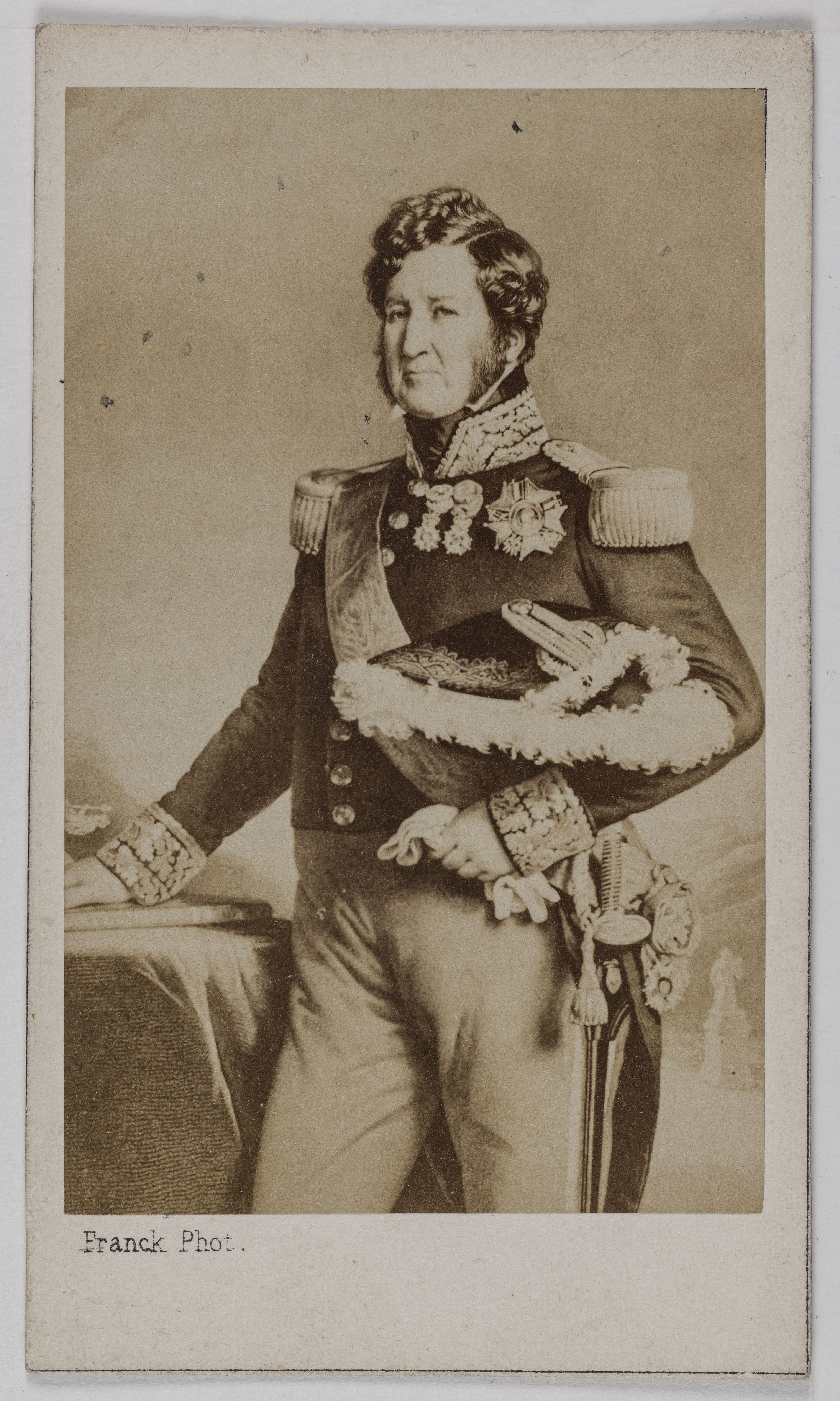 Franck, Portrait peint de Louis-Philippe Ier par Franz Xaver Winterhalter