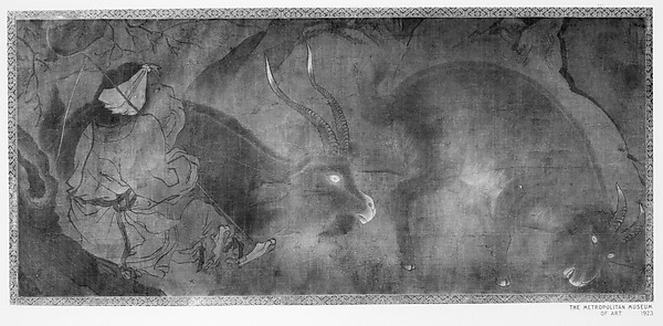 Unidentified artist, Boy with Two Goats