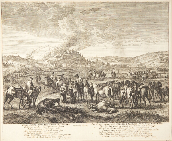 Jan van Huchtenburg, Belejring af slottet ved Namur