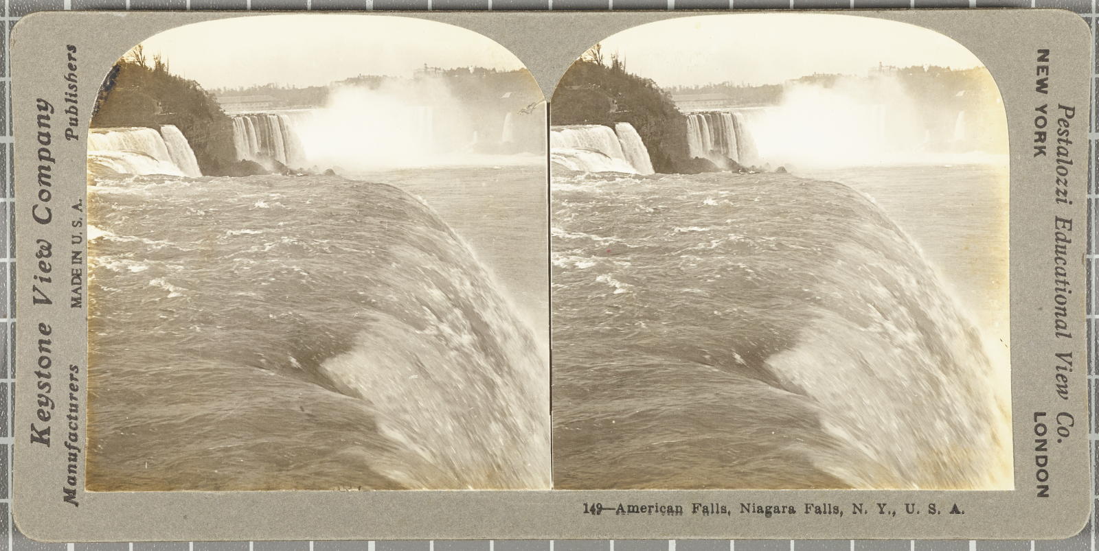 Desconegut, American Falls, Niagara Falls, N.Y., U.S.A. Keystone View Company