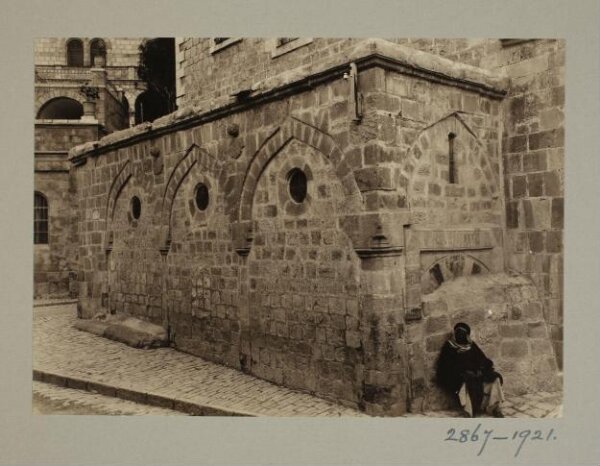 K.A.C. Creswell, Building between Damascus Gate and Haram Sharif,Jerusalem