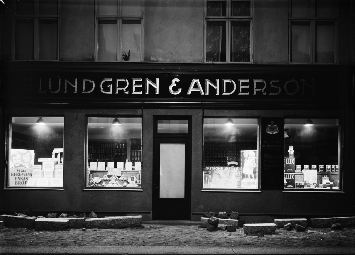 Paul Sandberg, Lundgren & Andersson AB, Svartbäcksgatan 29, Uppsala 1933