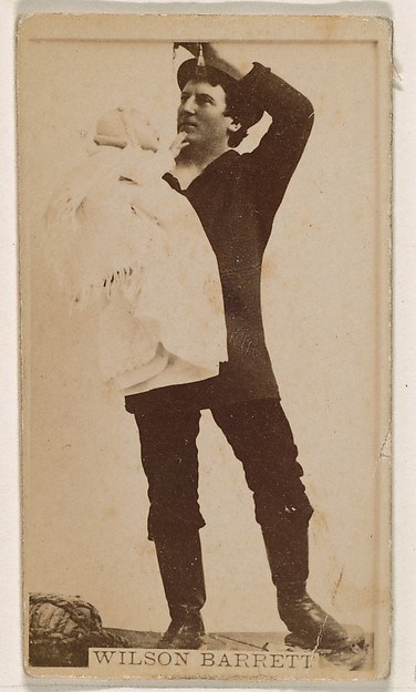 Kinney Brothers Tobacco Company, Wilson Barrett, from the Actresses series (N245) issued by Kinney Brothers to promote Sweet Caporal Cigarettes