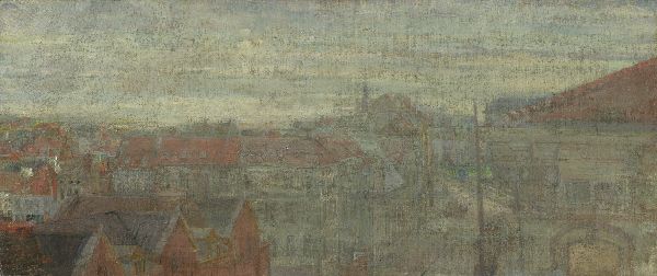 James Ensor, View of Phnosia. Luminous Waves and Vibrations