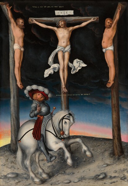 Lucas Cranach the Elder, The Crucifixion with the Converted Centurion