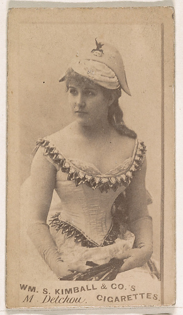William S. Kimball & Company, Miss M. Detchon, from the Actresses series (N203) issued by Wm. S. Kimball & Co.