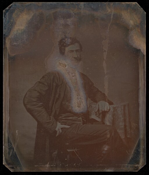 Unknown, [Portrait of a Seated Man with Moustache]