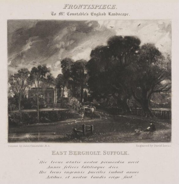 Constable, John RA, EAST BERGHOLT, SUFFOLK.
