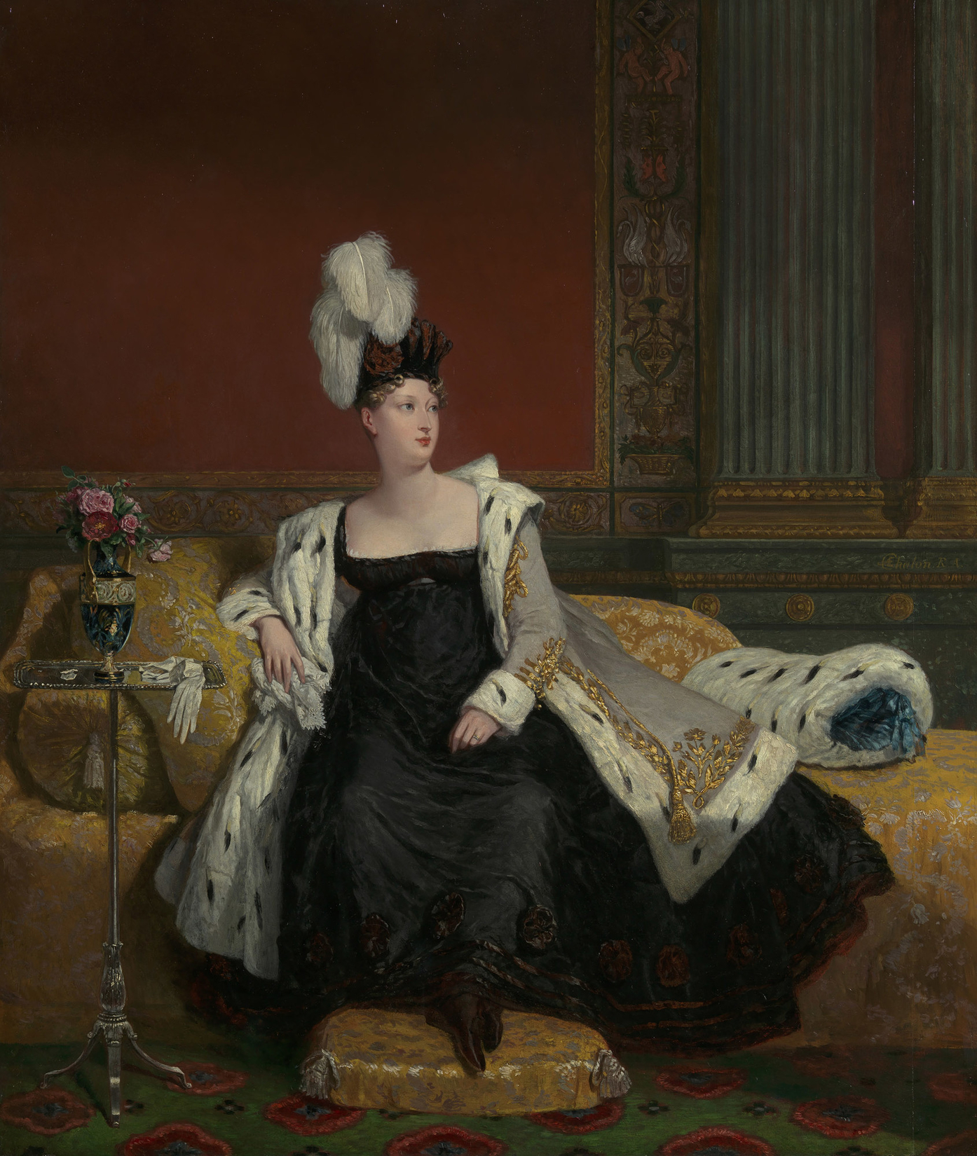 Alfred Edward Chalon, Princess Charlotte of Wales (1796-1817), Princess of Saxe-Coburg-Saalfeld