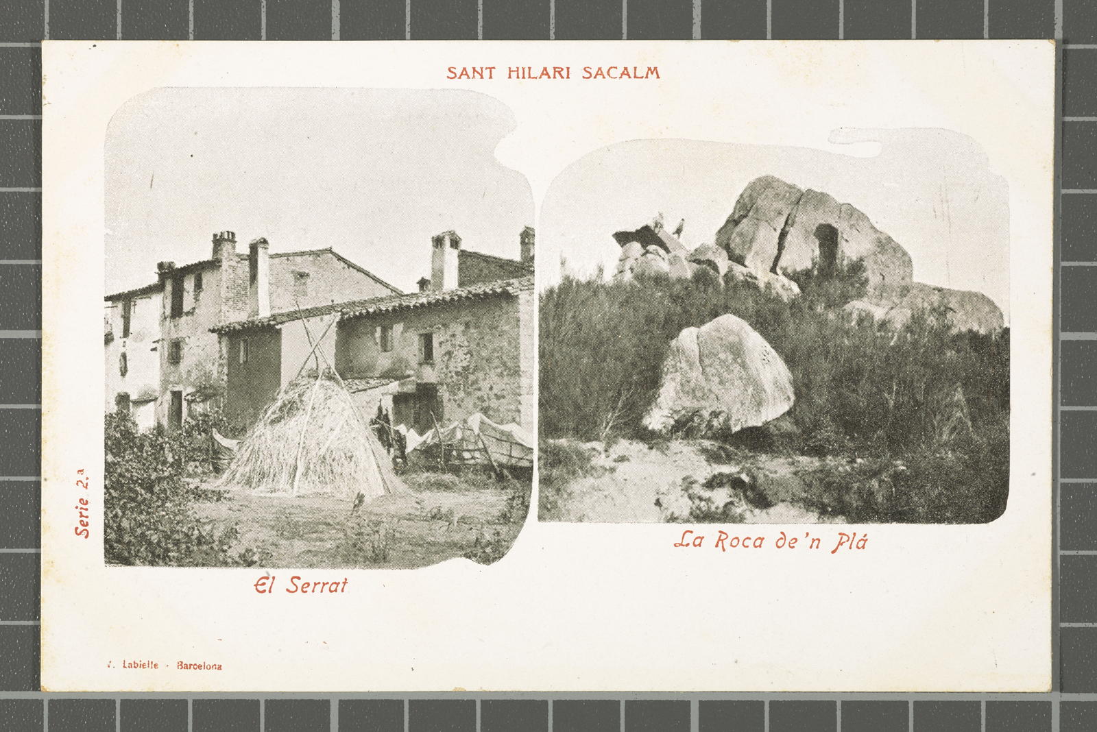 Desconegut, Sant Hilari Sacalm. El Serrat. La Roca de’ n Plá