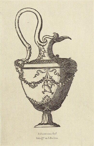 Édouard Baldus, [Design for a Vase by Androuet du Cerceau]
