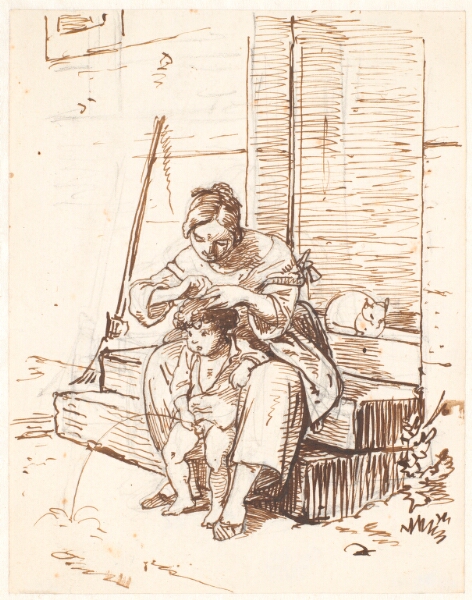 Wilhelm Marstrand, Romersk gadescene