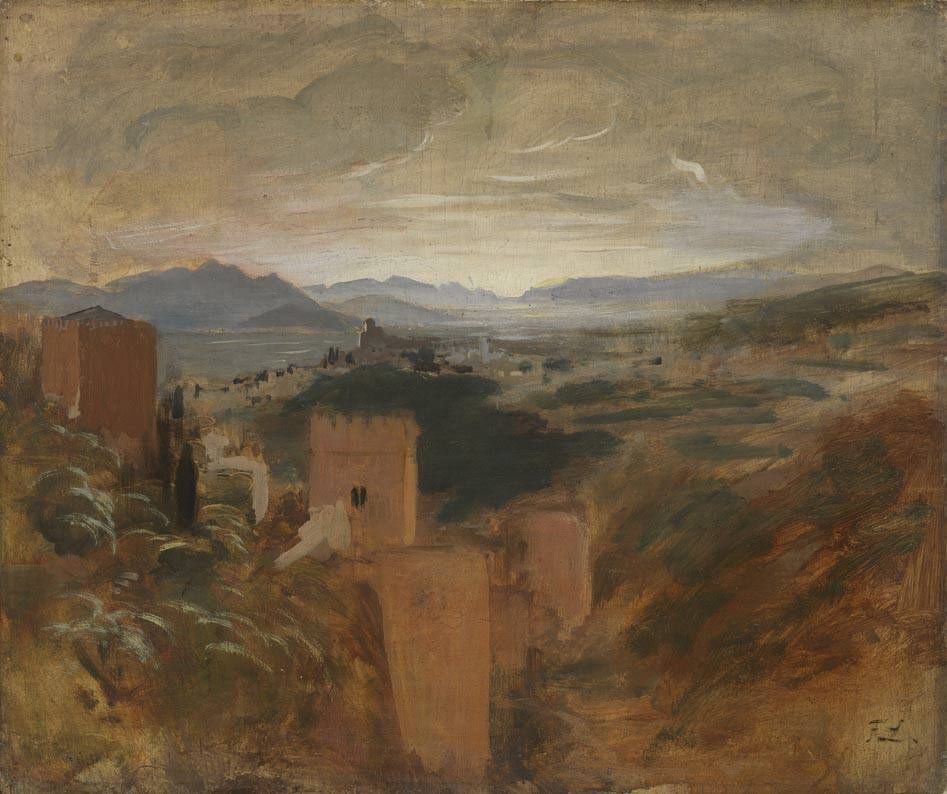 Franz von Lenbach, Die Vega von Granada