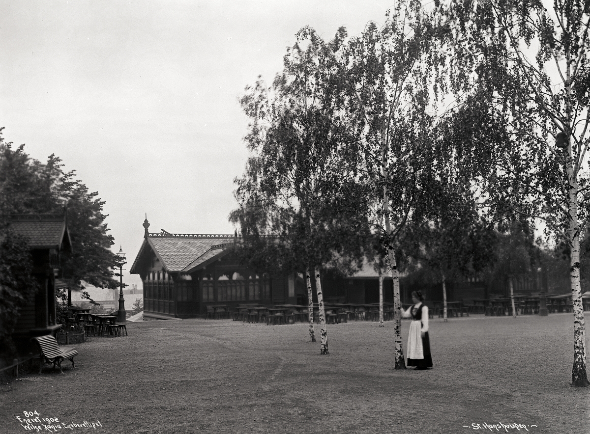 Anders Beer Wilse, Prot: St. Hanshaugen Restaurenten plassen utenfor Sep. 1902