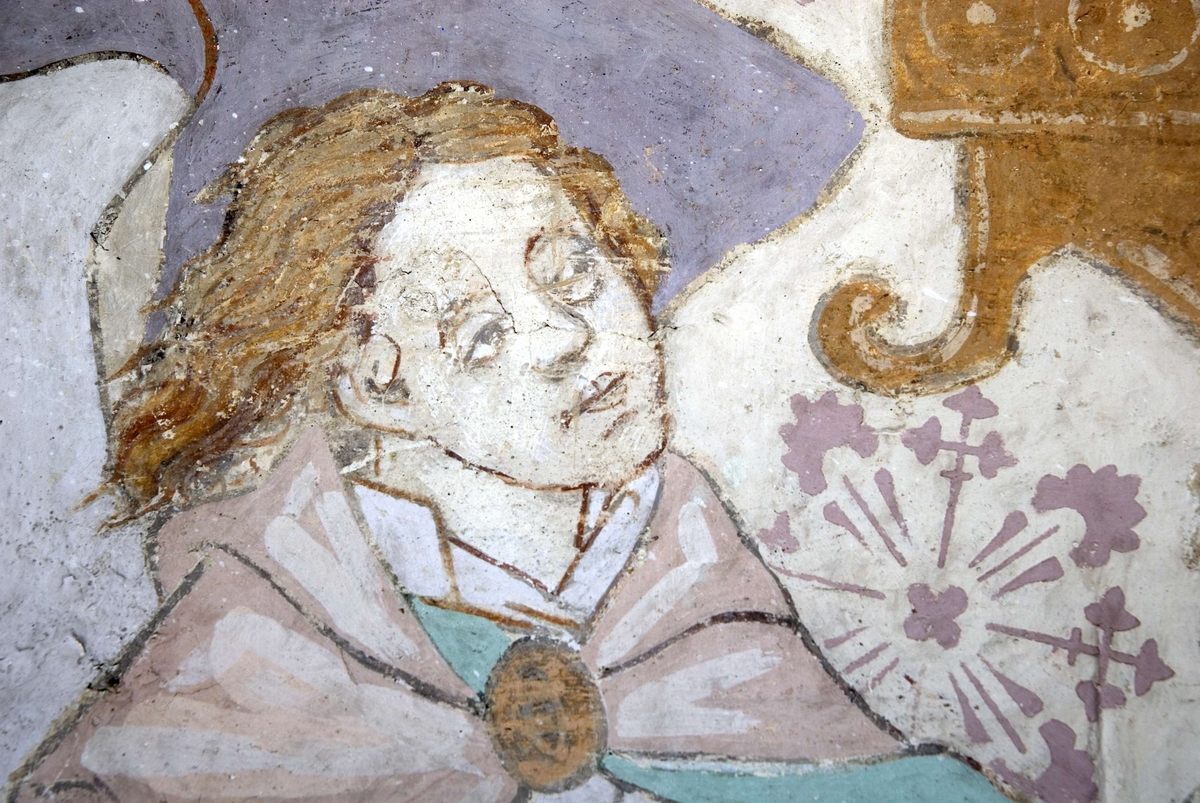 Bengt Backlund, Kalkmålning i Husby-Sjutolfts kyrka, Uppland 2009