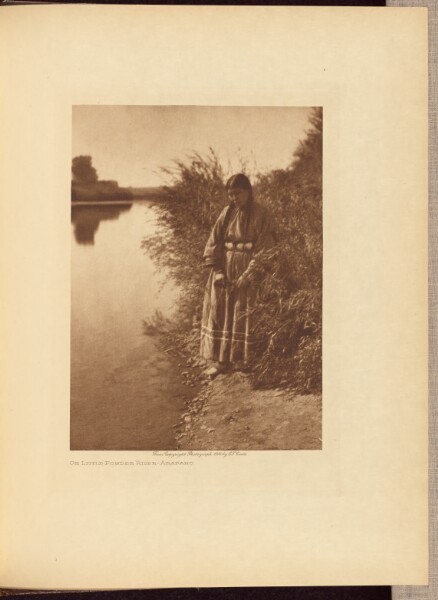 Edward S. Curtis, On Little Powder River - Arapaho