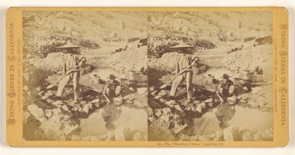 Eadweard J. Muybridge, The "Heathen Chinee" panning out.