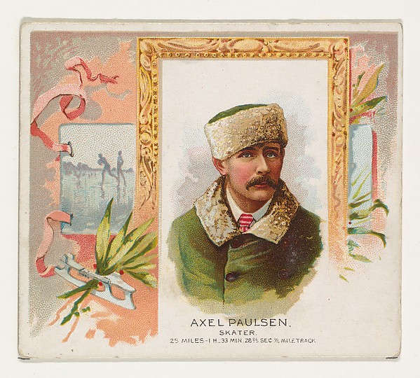 Allen & Ginter, Axel Paulsen, Skater, from World's Champions, Second Series (N43) for Allen & Ginter Cigarettes