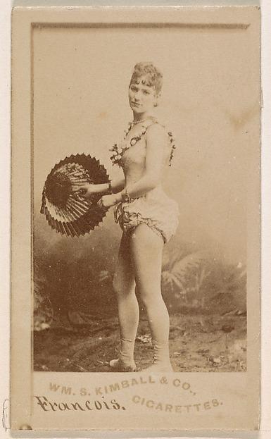 William S. Kimball & Company, Miss Francois, from the Actresses series (N203) issued by Wm. S. Kimball & Co.