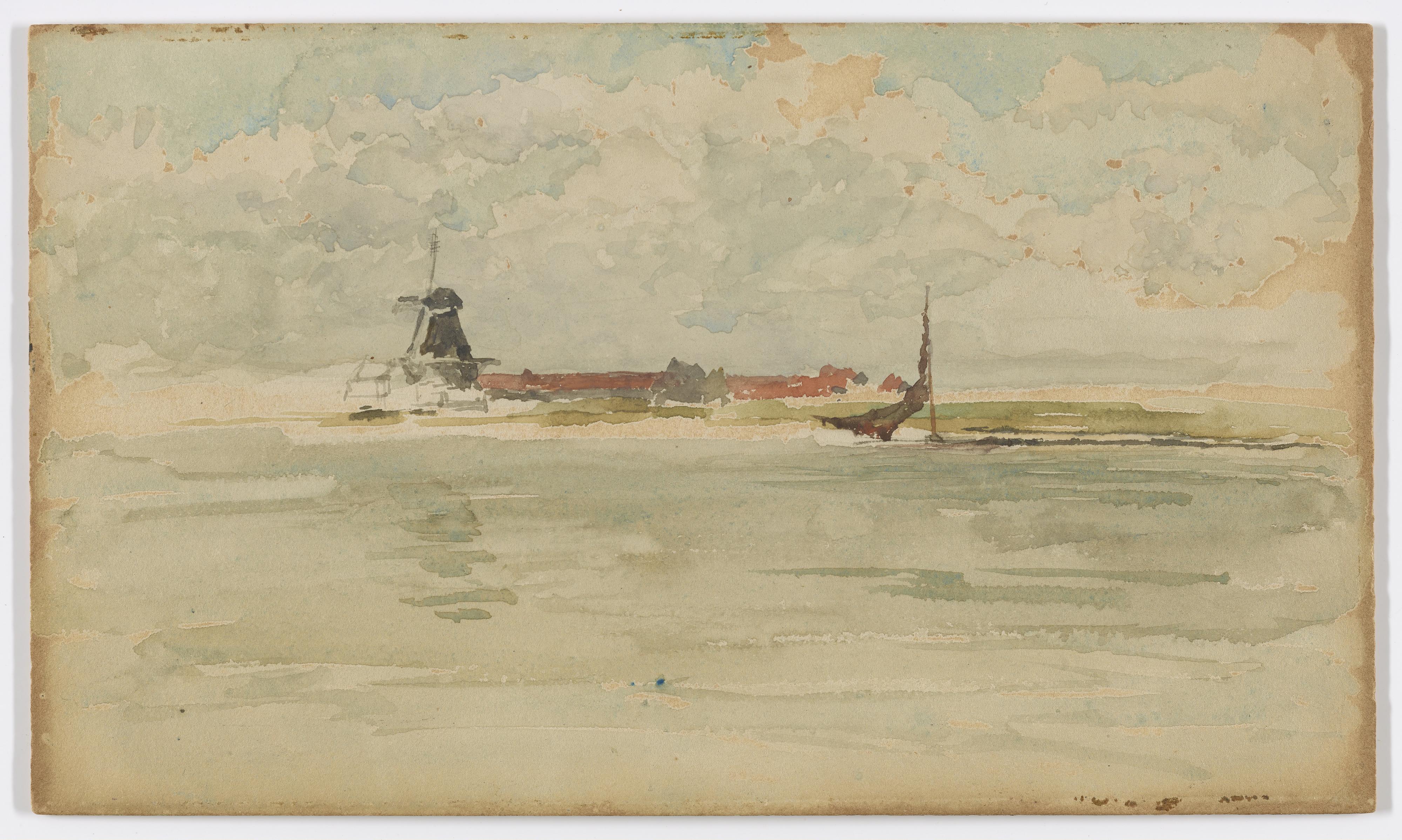 James McNeill Whistler, A Little Red Note–Dordrecht