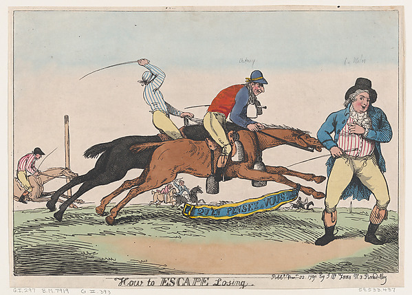 Thomas Rowlandson, How to Escape Losing