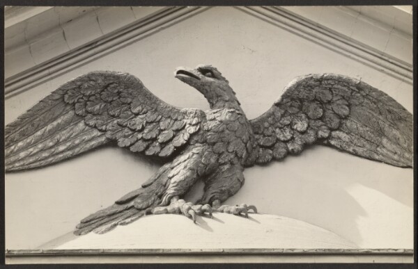 Walker Evans, [Gilded Pediment Eagle, Charlestown, South Carolina]