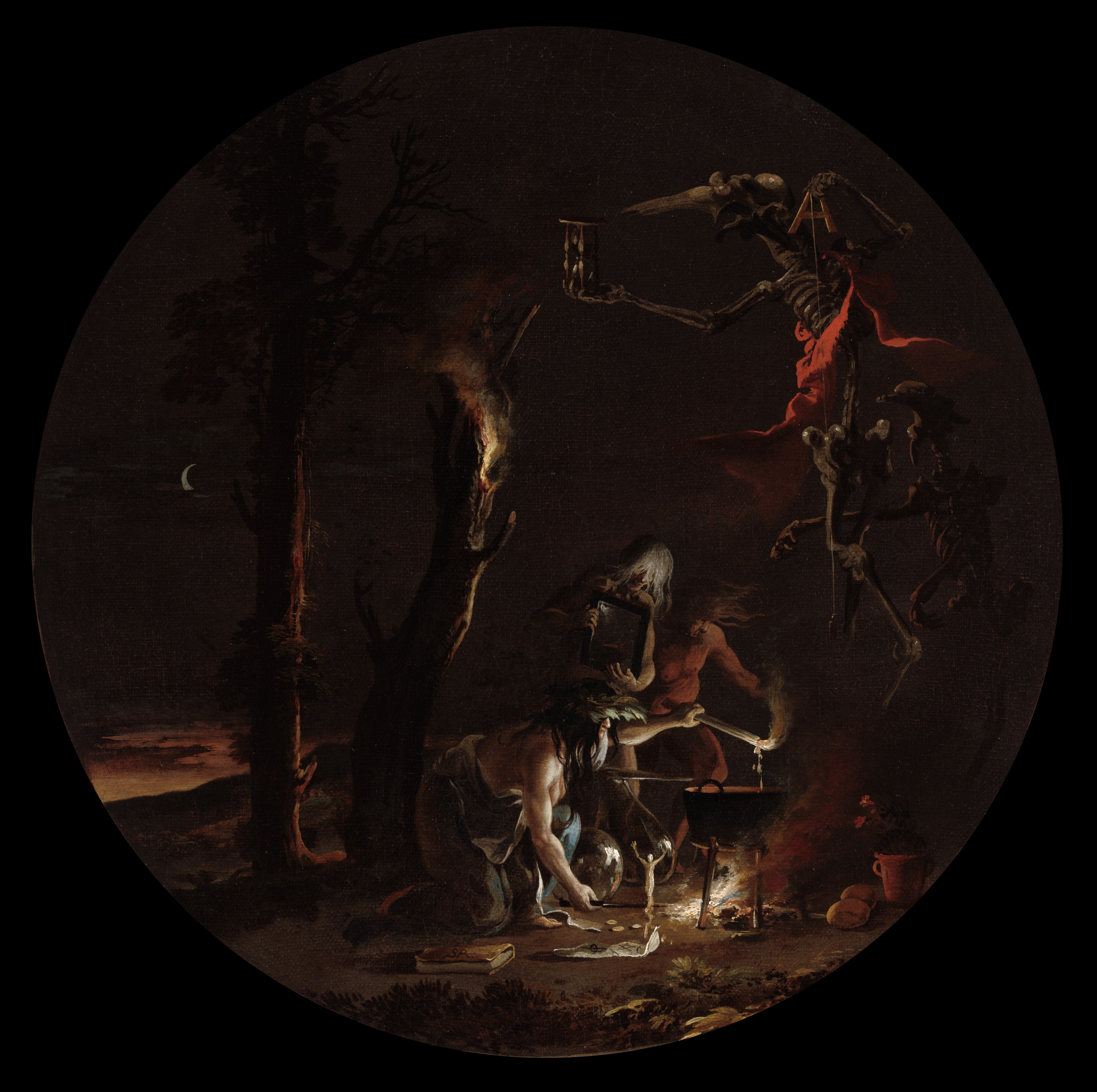 Salvator Rosa, Scenes of Witchcraft: Evening