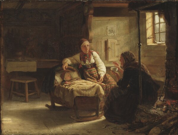 Adolph Tidemand, Spåkvinna