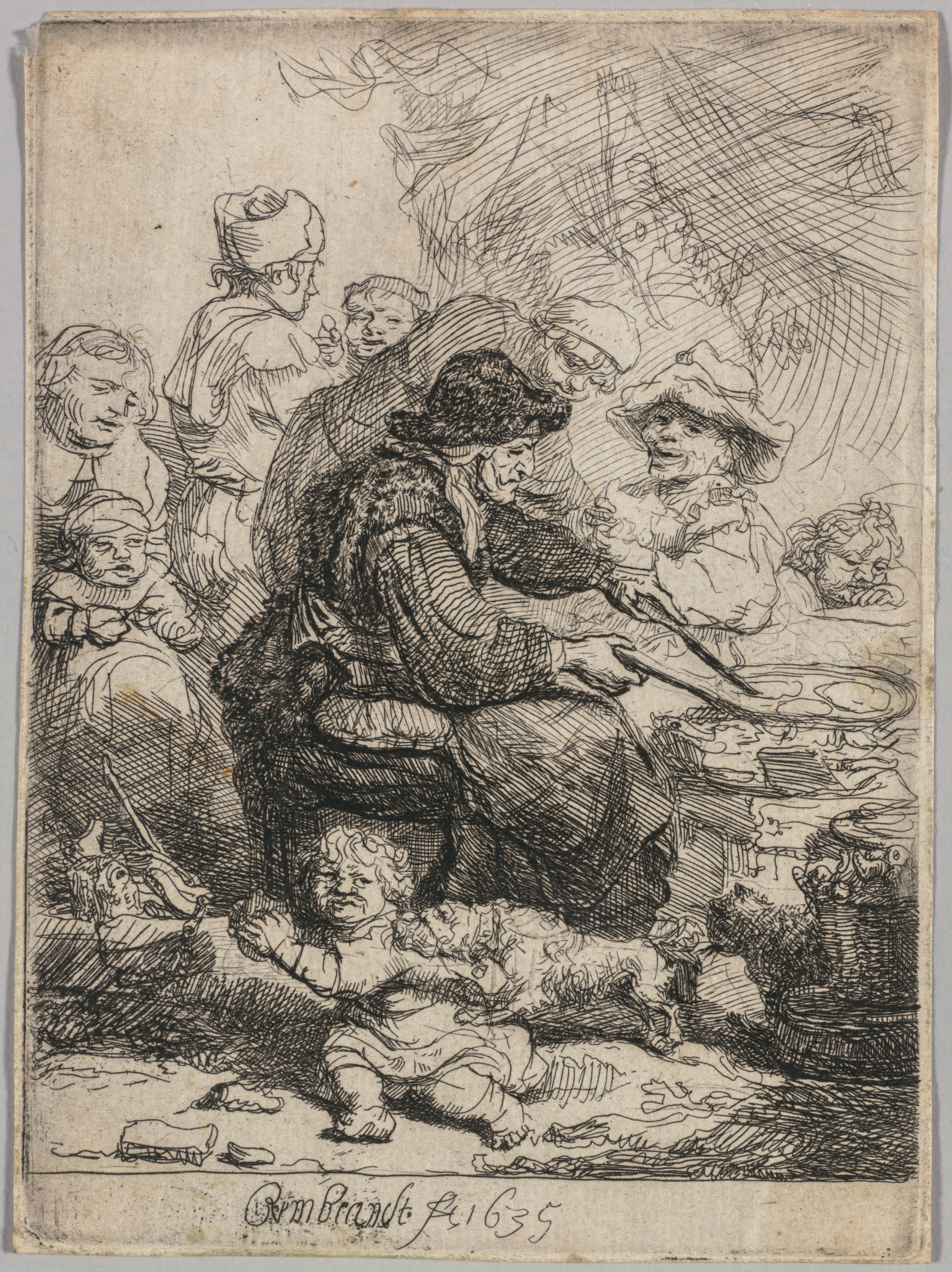 Rembrandt van Rijn, The Pancake Woman
