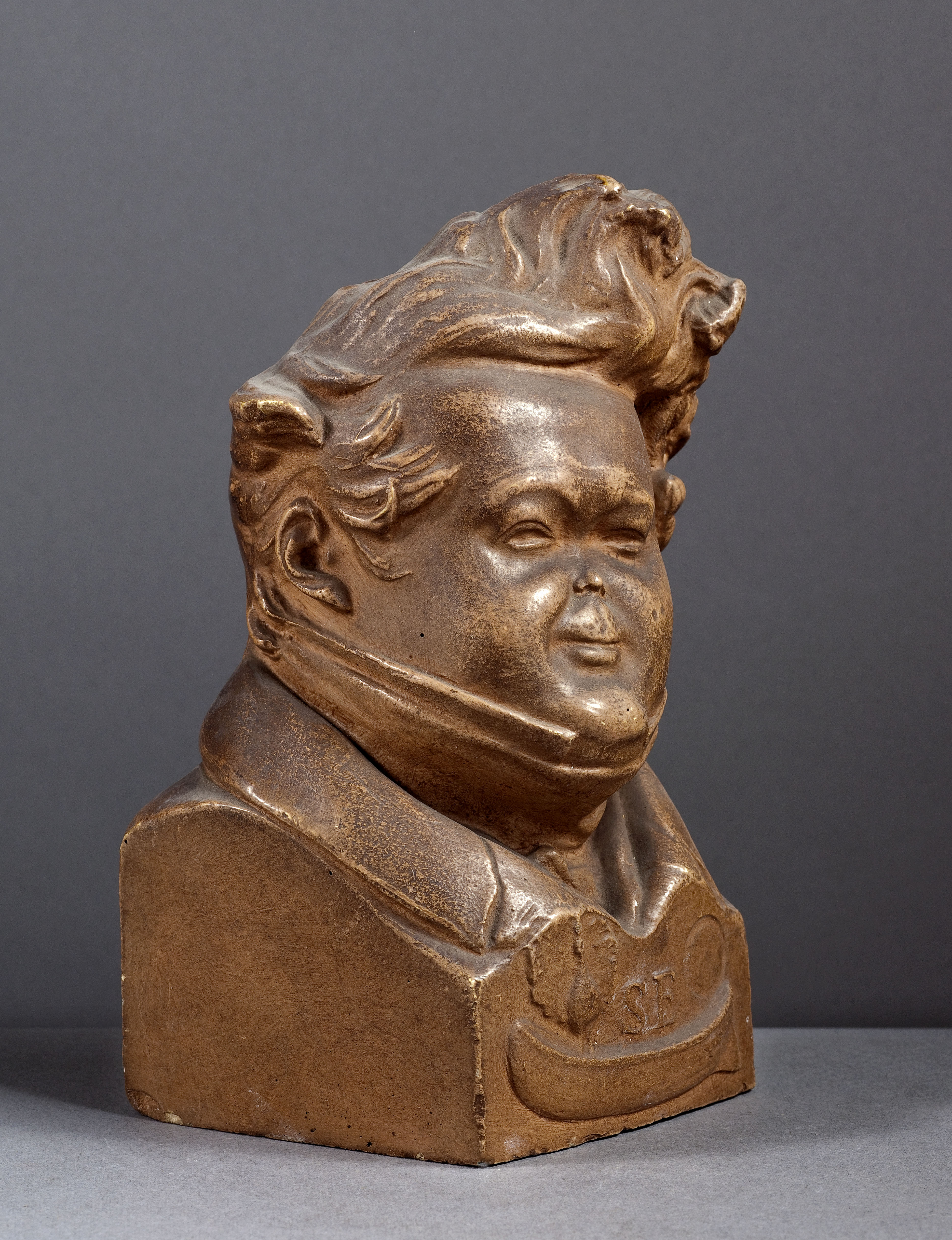 Jean Pierre Dantan, Portrait-charge d'Auguste-Mathieu Panseron (1796-1859), compositeur