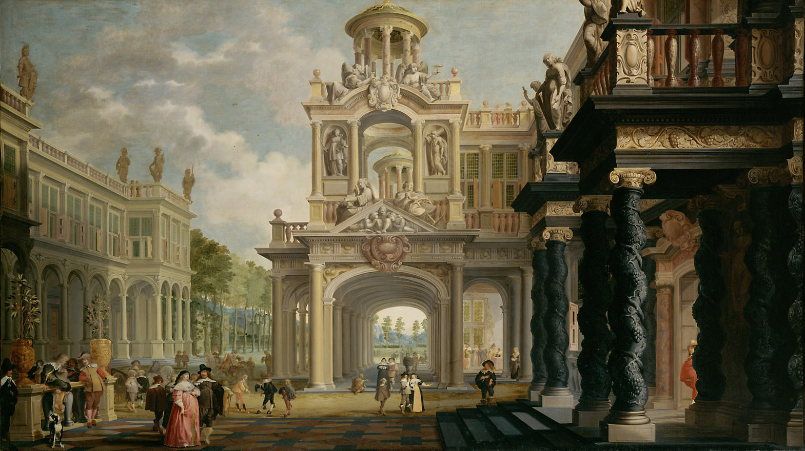 Dirck van Delen, Großer Gartenpalast