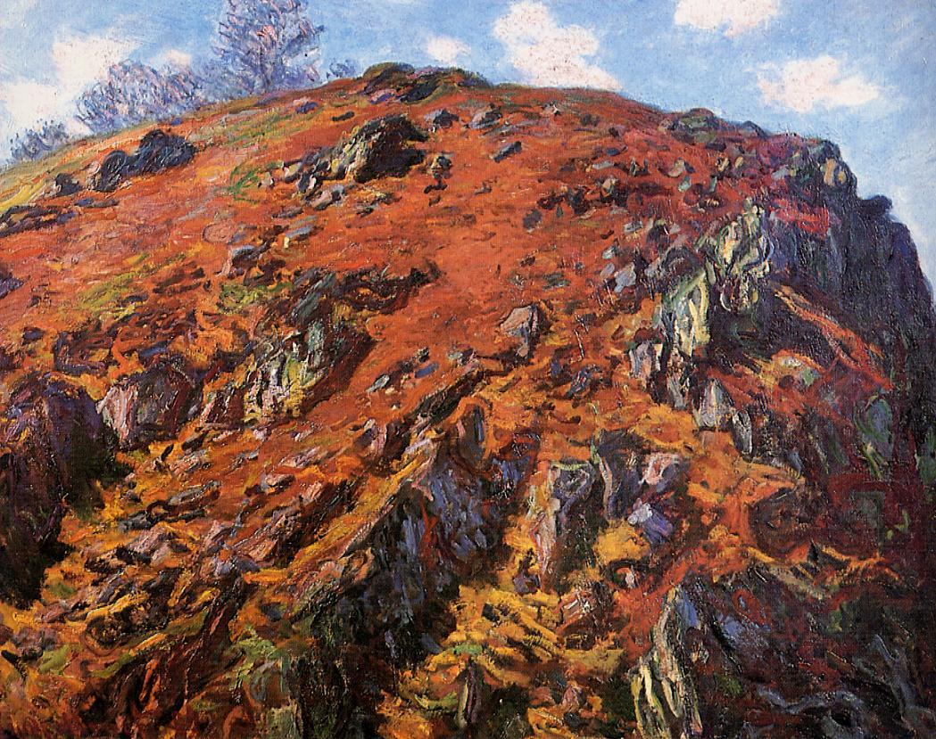 Claude Monet, Study of rocks, Creuse