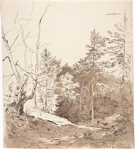 Carl Wagner, Landscape with cattle in Weißbach on the Rhön