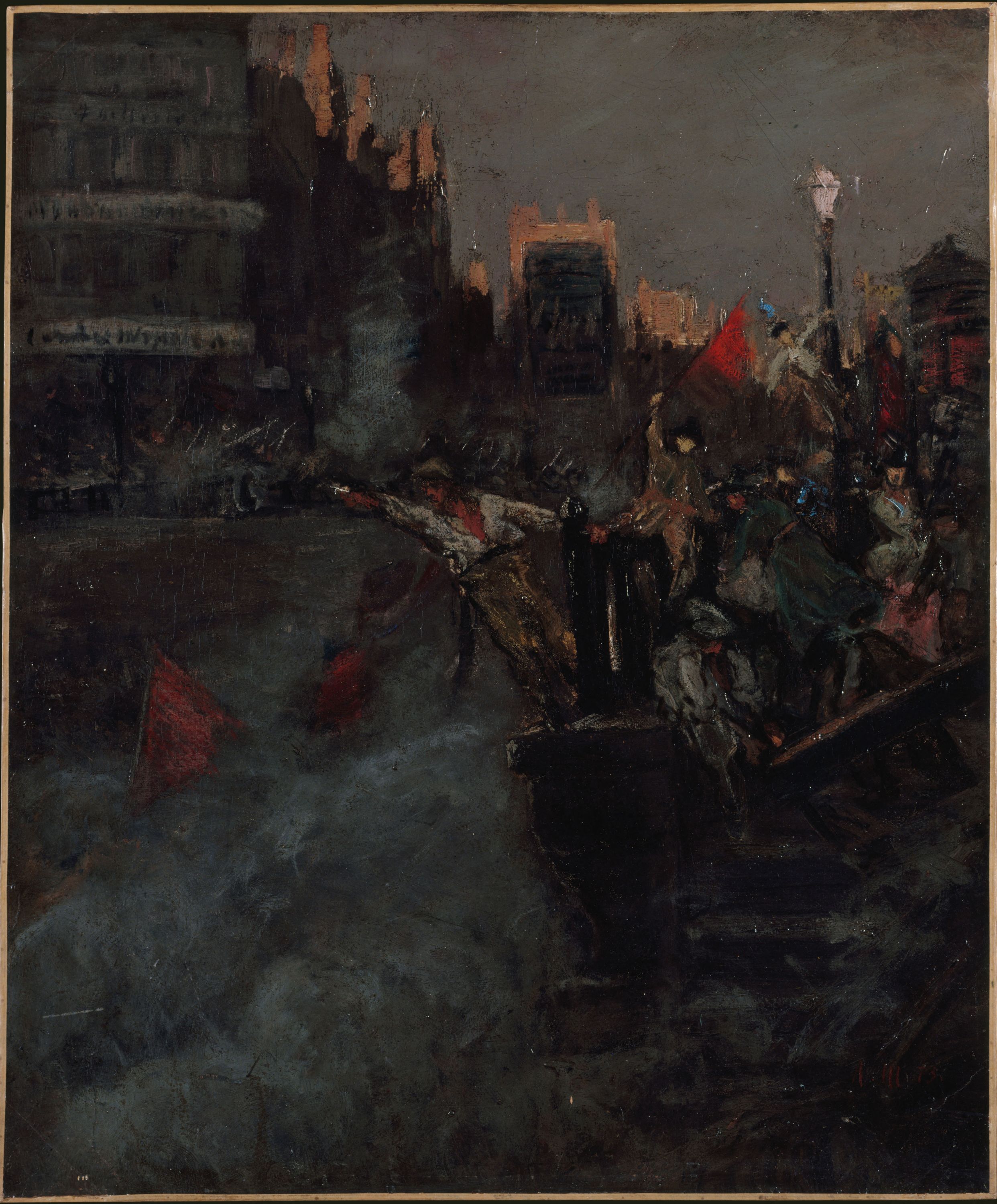 Anonyme, Scène de la Commune (?)