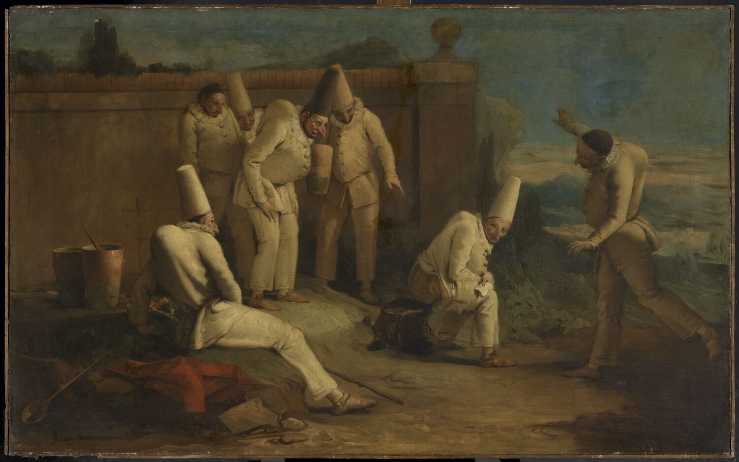 Giovanni Battista Tiepolo, Polichinelle coupable