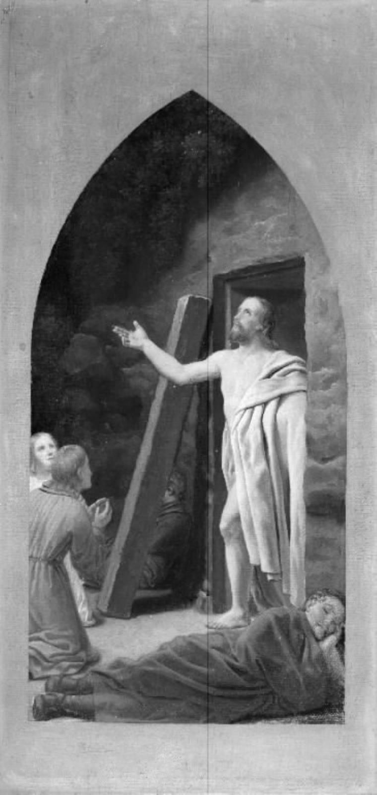 C.W. Eckersberg, Kristi opstandelse. Skitse til altertavle