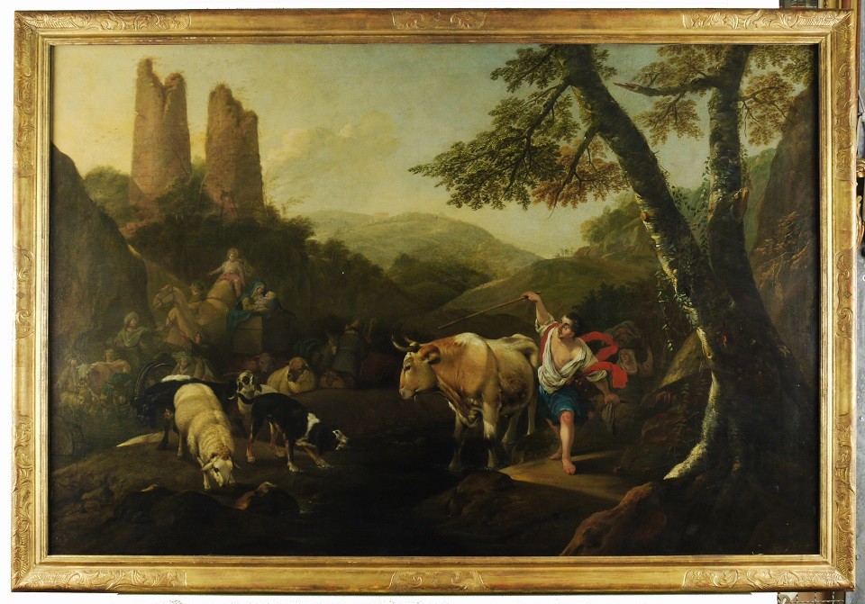 Johann Heinrich Roos, Jakobs Flucht