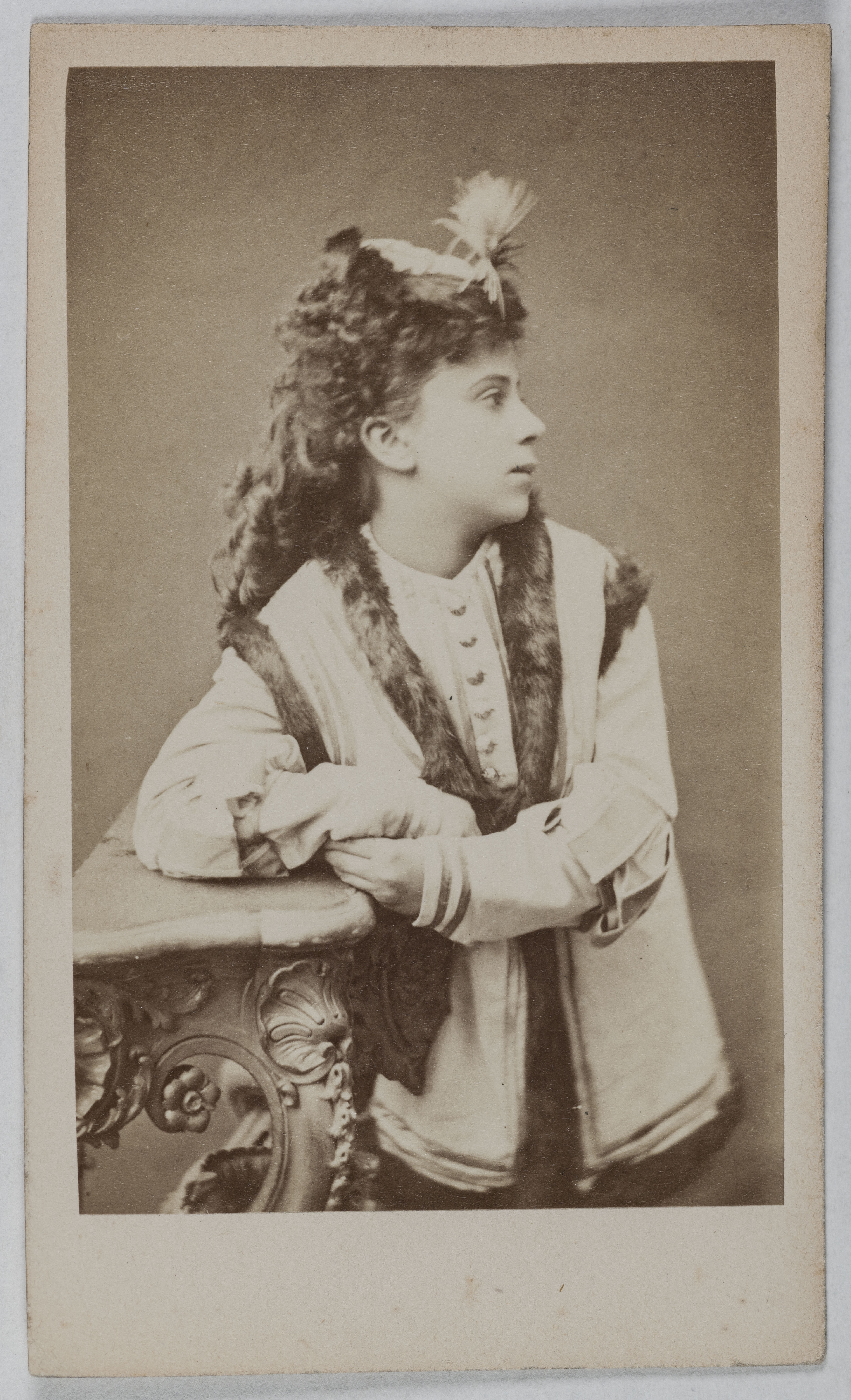 Anonyme, Portrait de Séraphine Gandin (actrice)