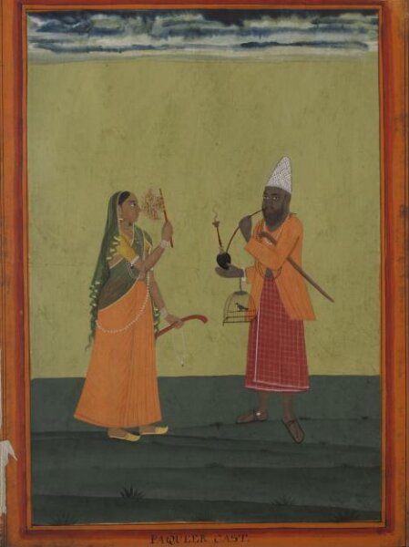 Unknown, A Muslim ascetic and his wife
